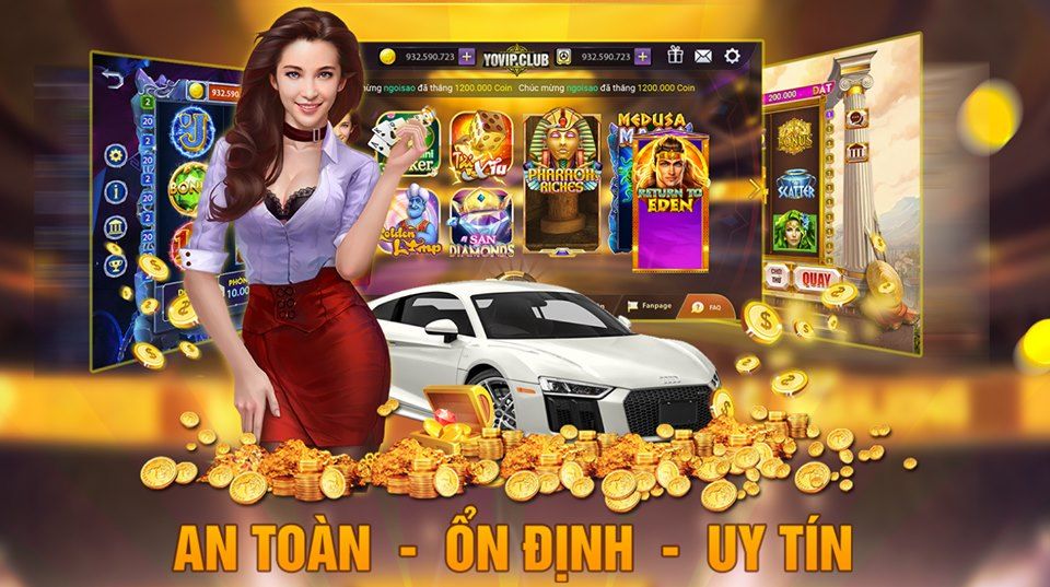 Yovip - Chơi game slot đổi tiền thật